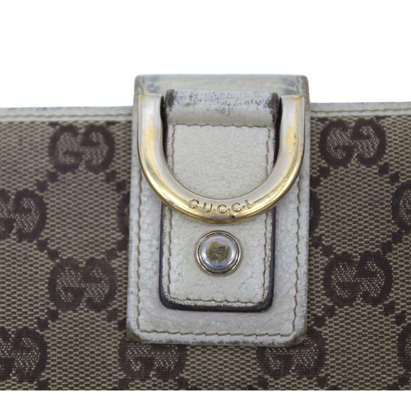 🔴 Gucci GG Canvas Long Wallet - Ivory - Picture 5 of 7